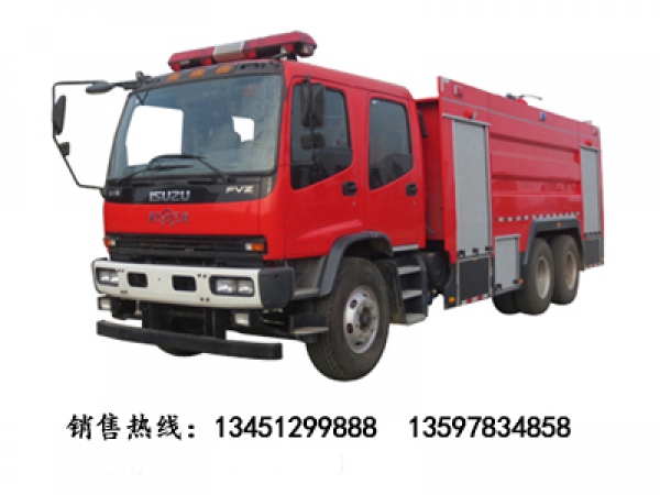 五十鈴后雙橋11噸水罐(泡沫)消防車